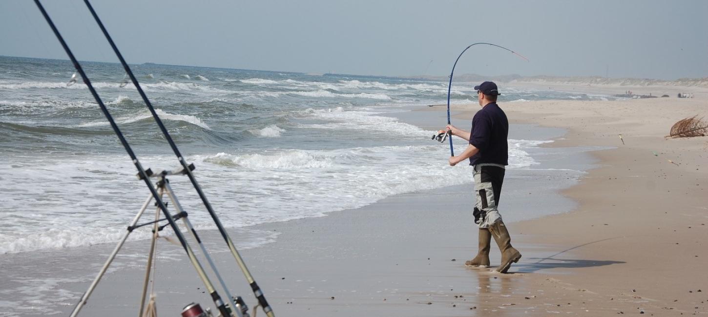 Surfcasting ved Vesterhavet